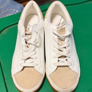 A new day White and Tan Women's Sneakers 8 1/2